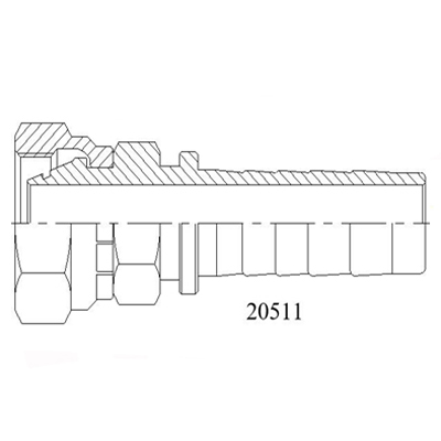 20511公制内螺纹24°锥O重系（xì）列