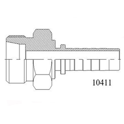 10411公制外螺（luó）纹24°内锥轻（qīng）系列